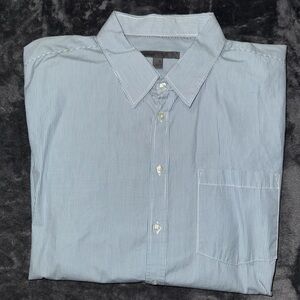 Men's Blue Striped Shirt